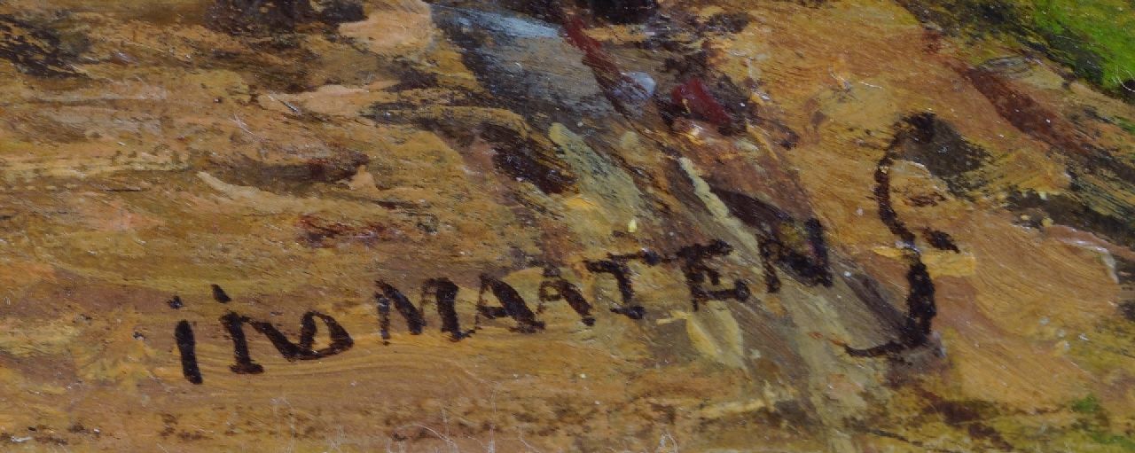 Jacob Jan van der Maaten signaturen Een praatje onderweg