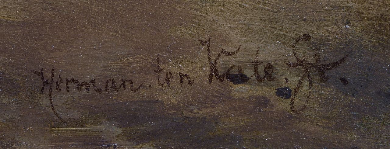 Herman ten Kate signaturen Na de plundering