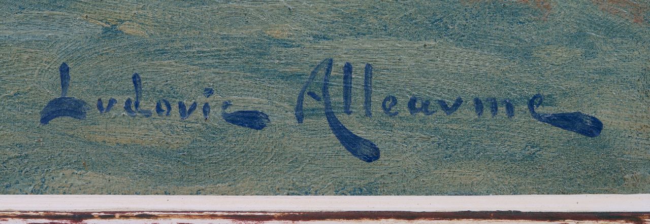 Lucovic Alleaume signaturen Nachtelijk paradijs - De liefdesverklaring