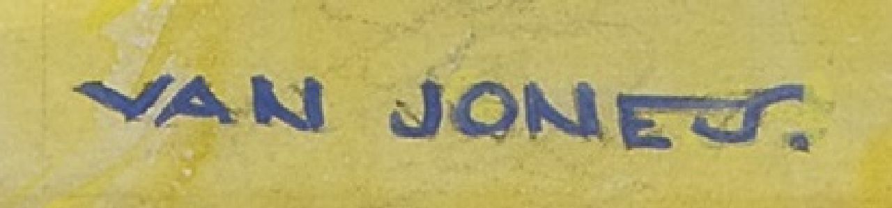 Van Jones signaturen Met de Rolls uit picknicken (Rolls Royce jaren 20)