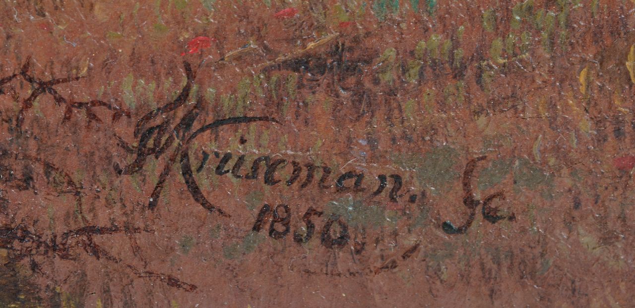 Frederik Marinus Kruseman signaturen Oogstmaand, augustus