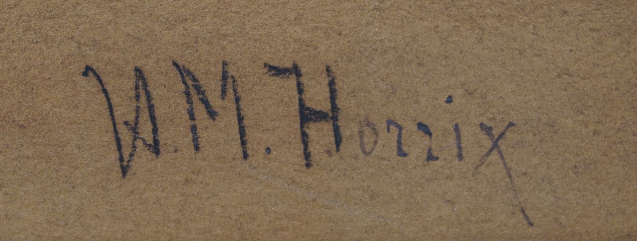 Hendrikus Matheus Horrix signaturen Pierrot's droom