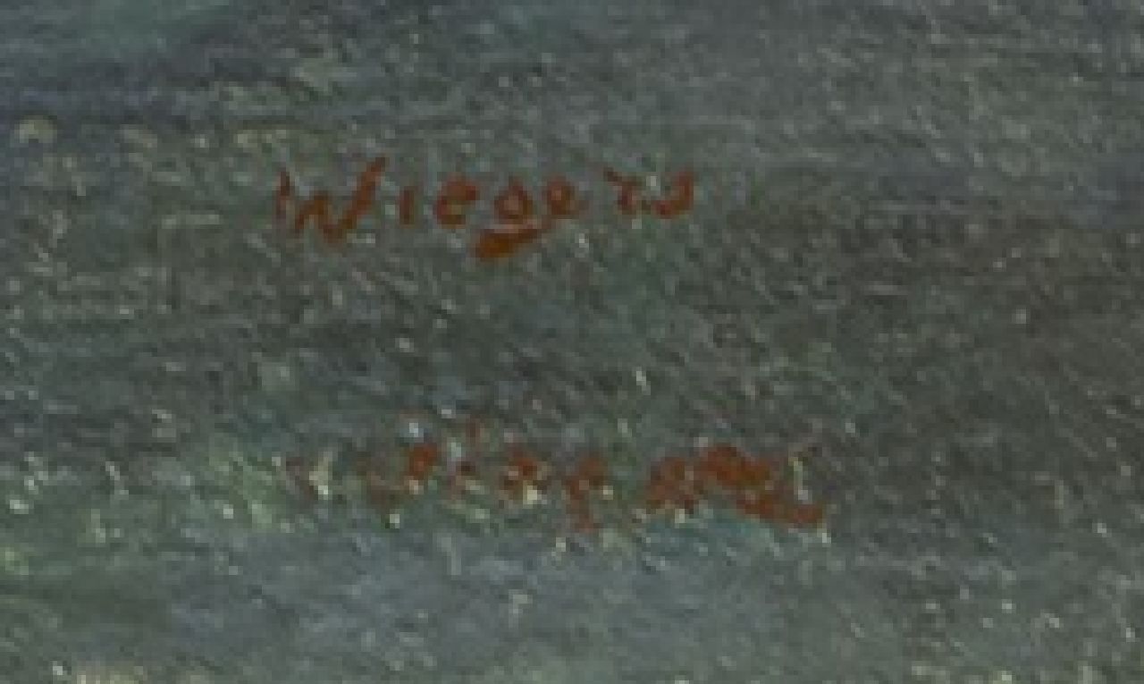 Jan Wiegers signaturen Zeilboten op het Paterswoldsemeer