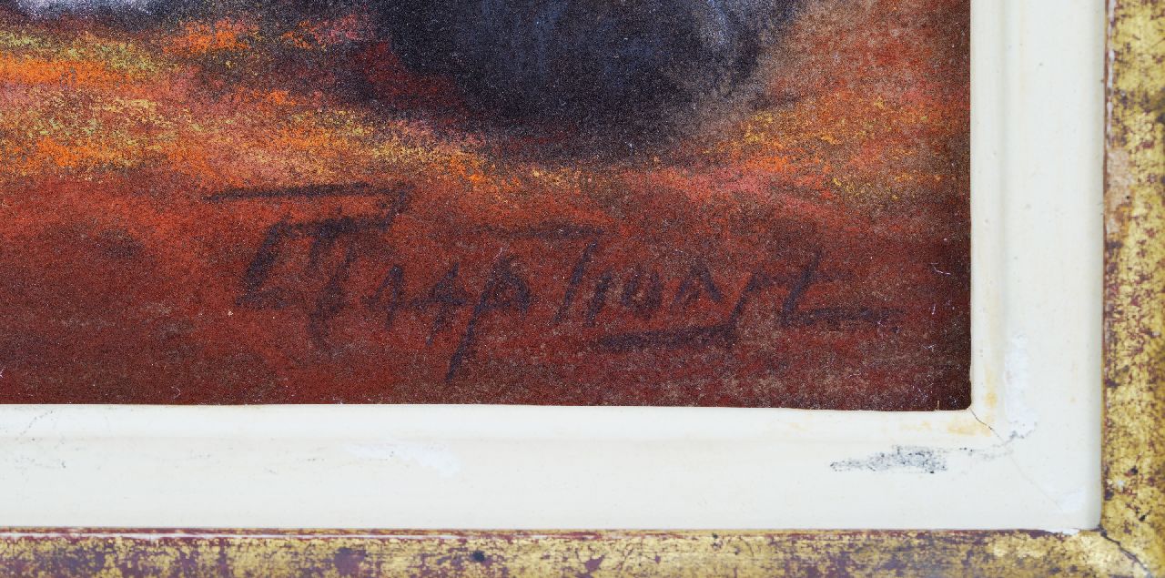 Cornelis Raaphorst signaturen Drie kittens spelend met een kralenketting