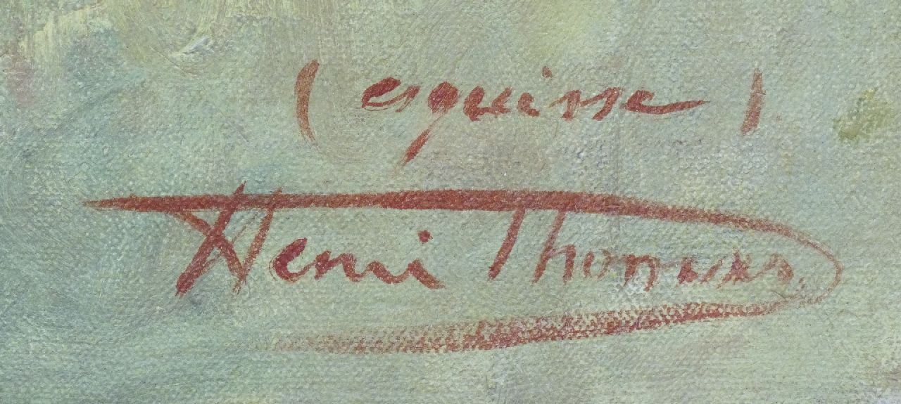 Henri Thomas signaturen In het theater