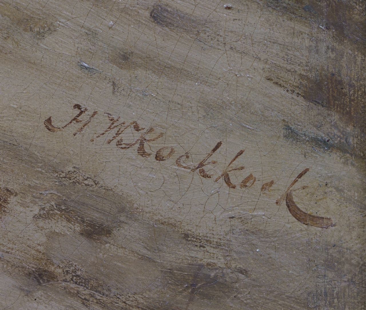 Hermanus Willem Koekkoek signaturen Pruisische cavaleristen te paard