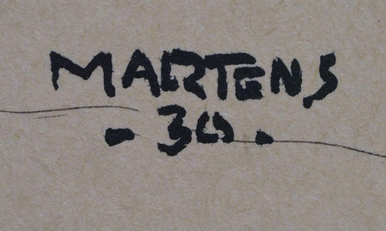 George Martens signaturen Vrouwen bij een kinderwagen