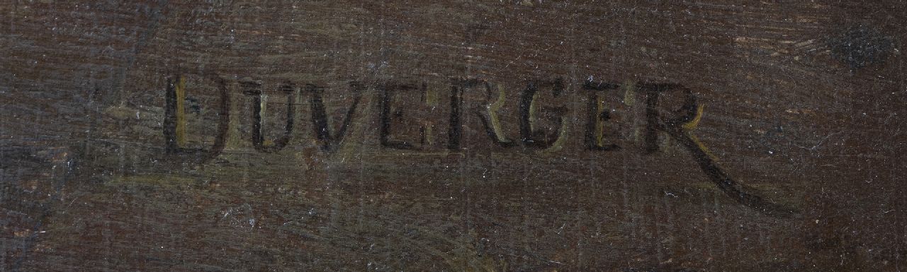 Théophile Emmanuel Duverger signaturen Klein geluk