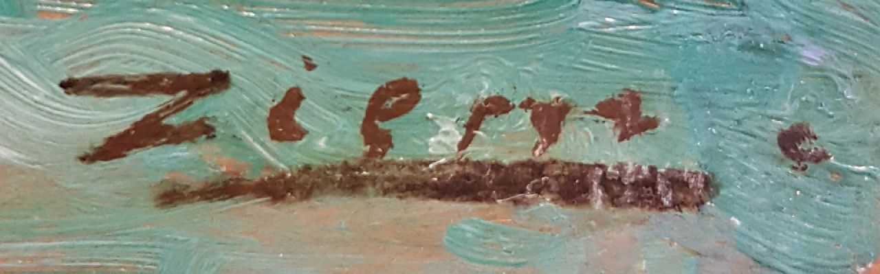 Félix Ziem signaturen Les mouettes