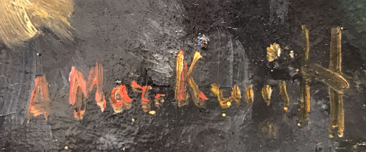 Anna Maria Kruijff signaturen Vier kleine honden