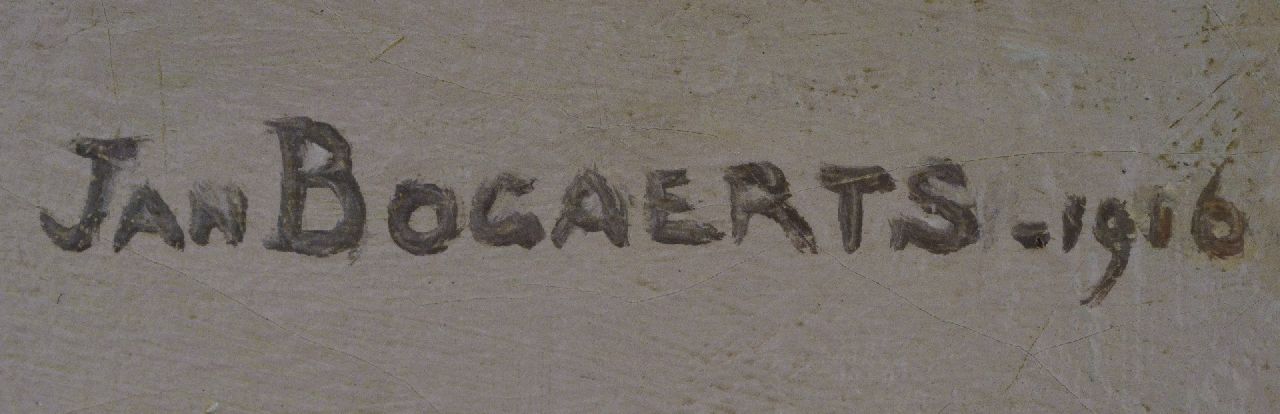Jan Bogaerts signaturen Roze anjers