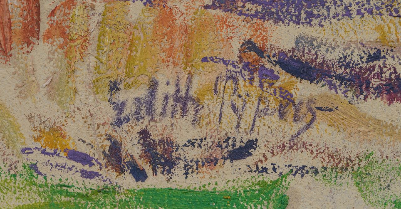 Edith Pijpers signaturen Tuin met oude fruitboom