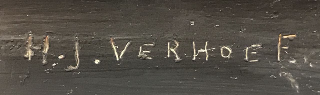 Hans Verhoef signaturen Libelle en rode pruimen