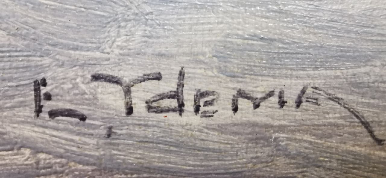 Egnatius Ydema signaturen Centerboards op het Sneekermeer