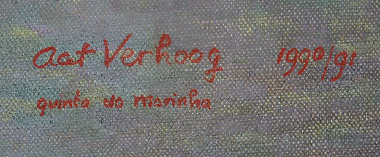 Aat Verhoog signaturen Emilie Verhoog rustend na het bad