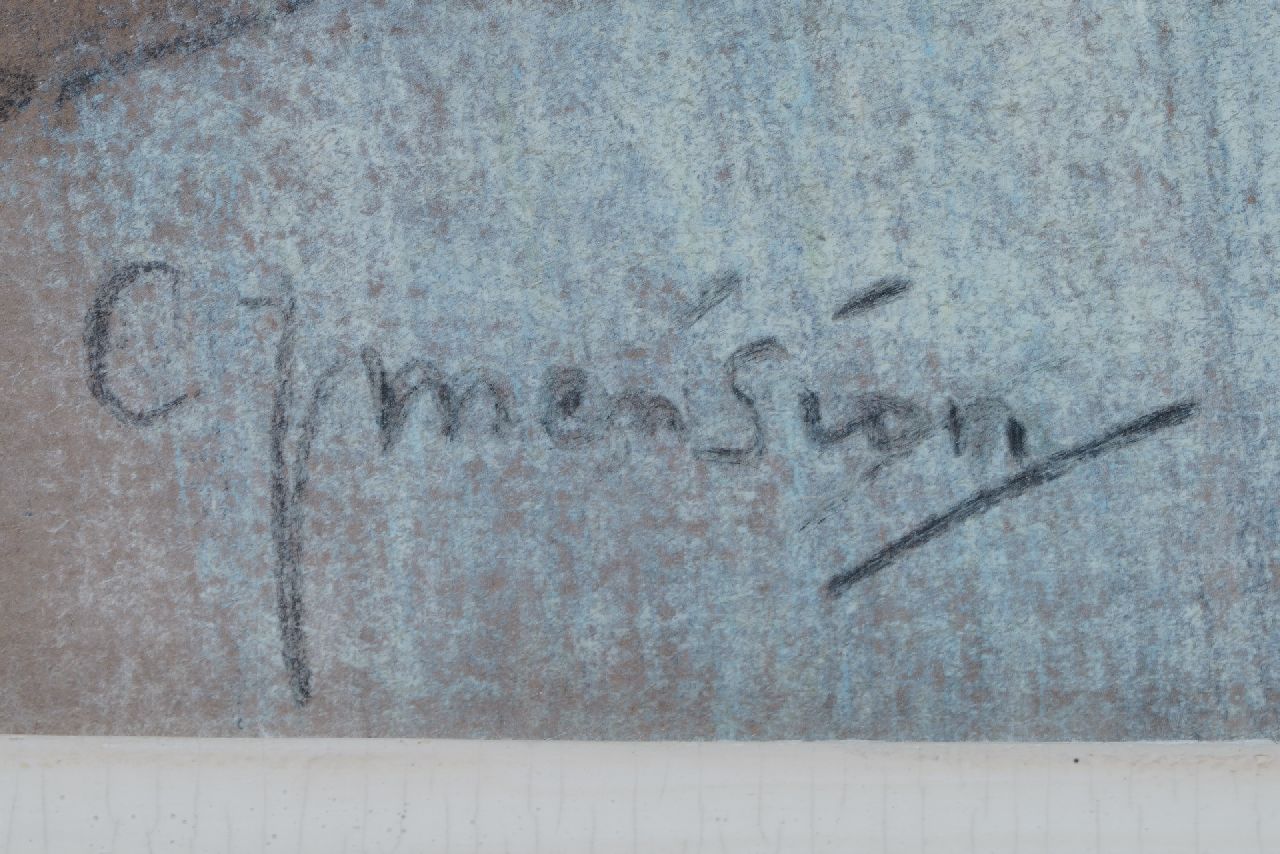 Cornelis Jan Mension signaturen Roze kaketoe
