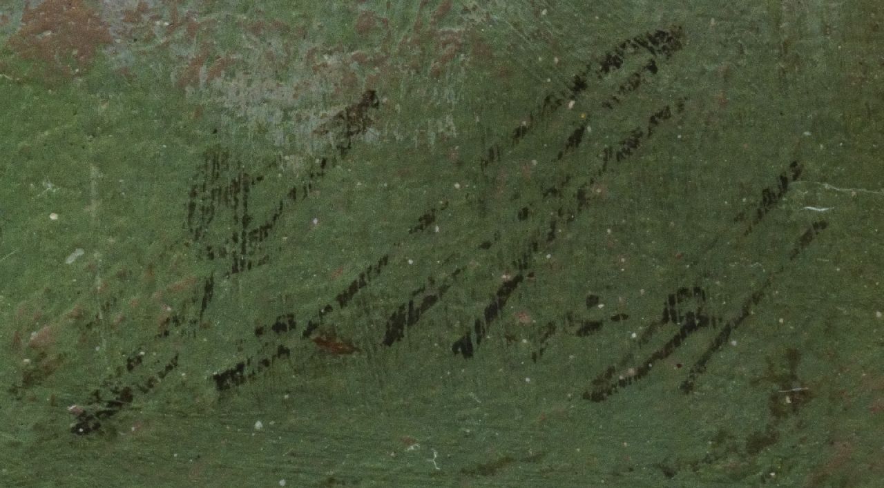 Anton Mauve signaturen Koeien in een weiland