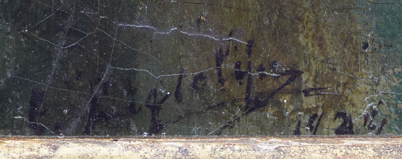 Evert Jan Ligtelijn signaturen Gezicht op Loenen aan de Vecht