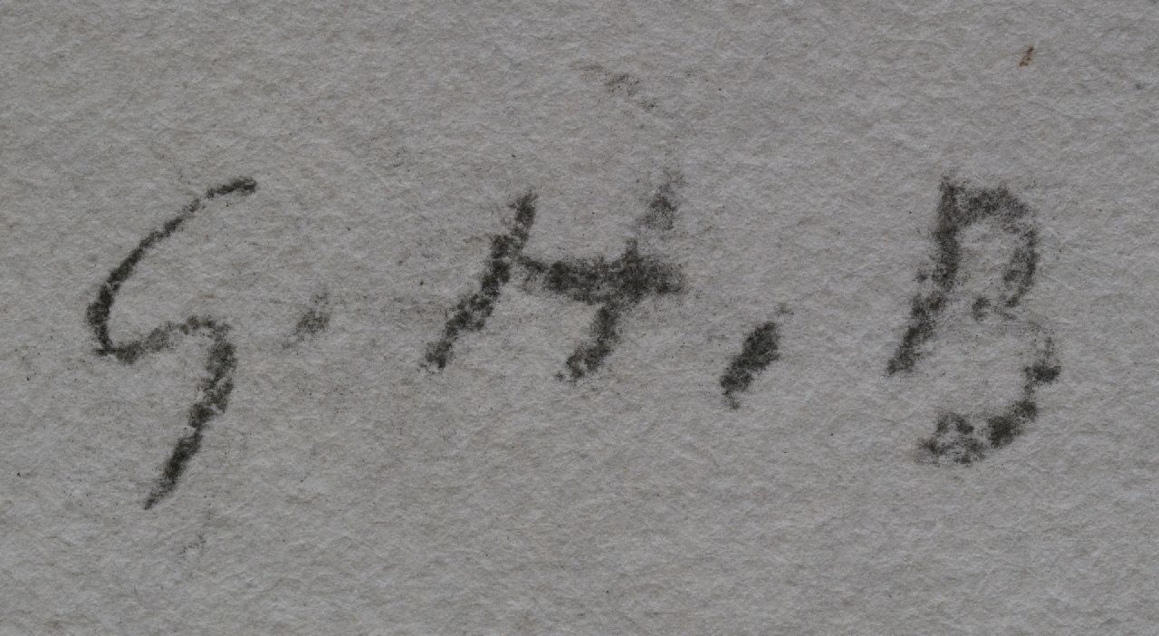George Hendrik Breitner signaturen Staand naakt (studie)
