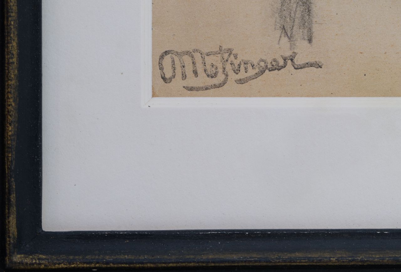 Jean Metzinger signaturen Etude de femme; verso: Amazone