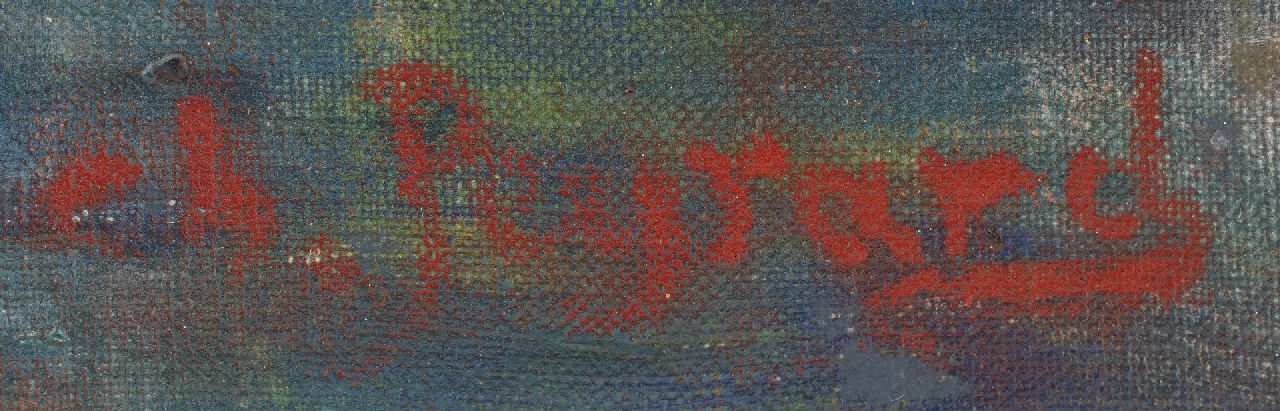 Charles Peyrard signaturen Wasvrouwen bij een river