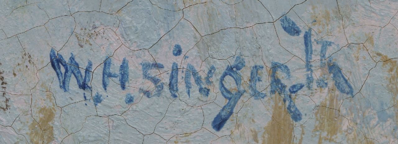 William Henry Singer signaturen The First Snow, Holland