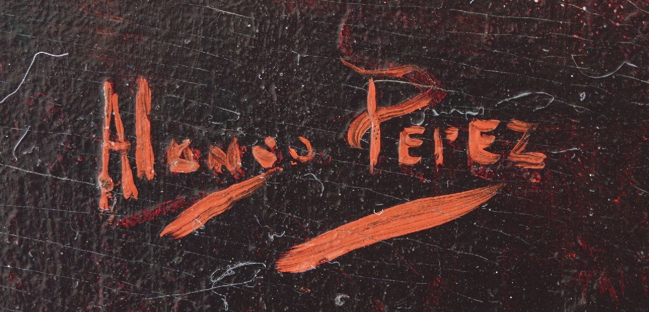 Alonso Pérez signaturen Het aanzoek