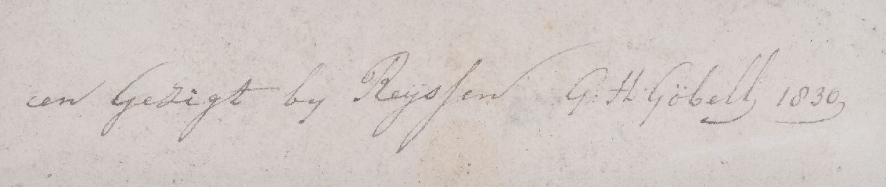 Gerrit Hendrik Göbell signaturen Gezicht bij Rijssen