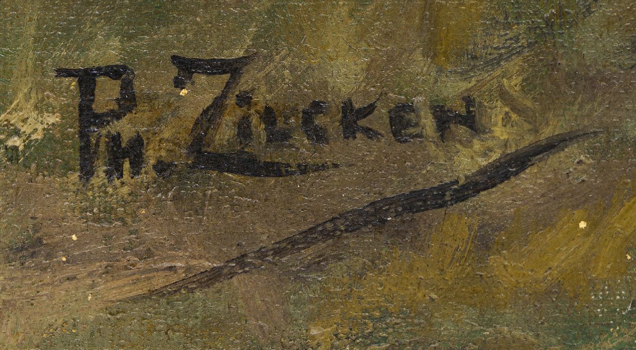 Philip Zilcken signaturen Boerenerf in de herfst