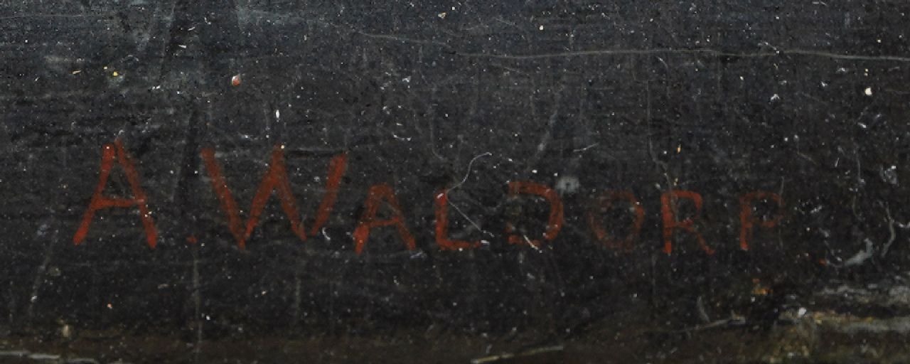 Antonie Waldorp signaturen Het saluutschot