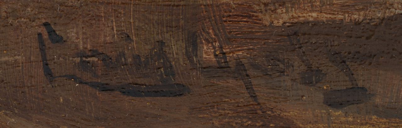 Louis Apol signaturen Winter in het Haagse Bos