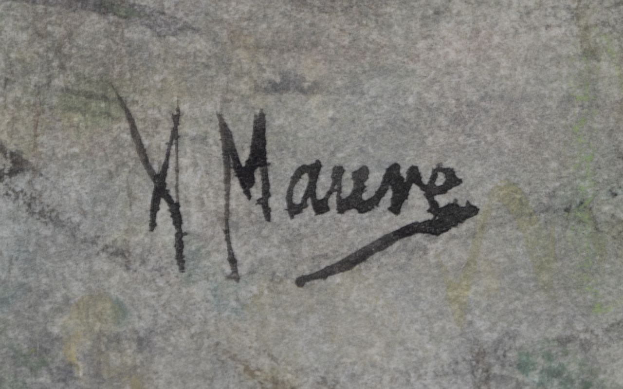 Anton Mauve signaturen De ploeger