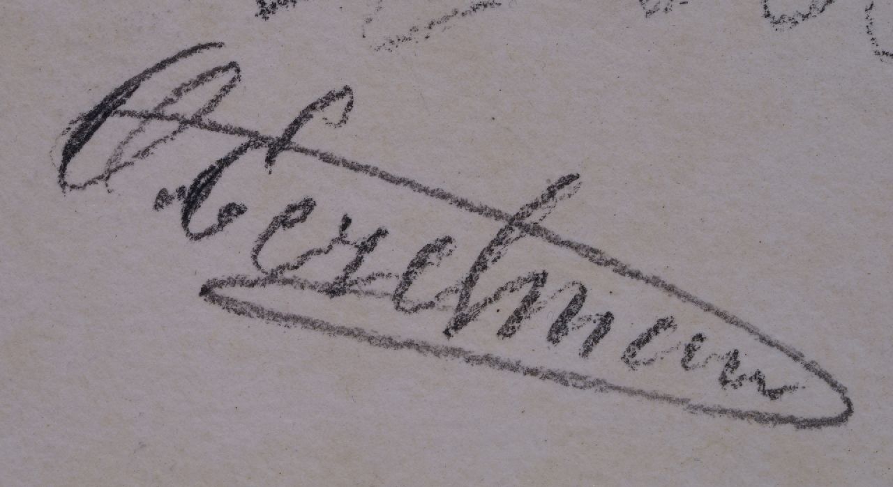 Otto Eerelman signaturen Sint-Bernard pup