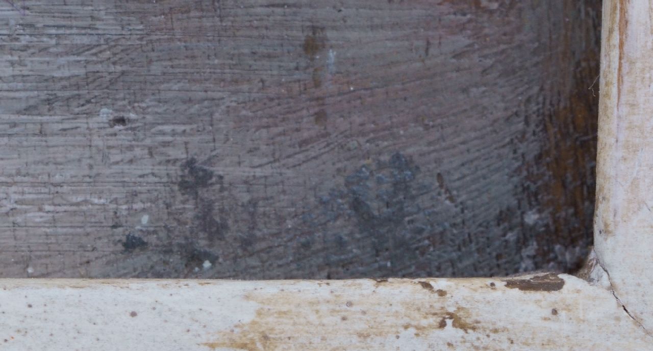 Paul Hoeniger signaturen Een regenachtige dag langs de Seine in Parijs