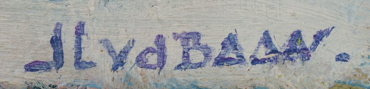 Jan van der Baan signaturen Abstractie van boom