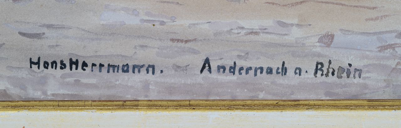 Hans Hermann signaturen Jaarmarkt in Andernach aan de Rijn