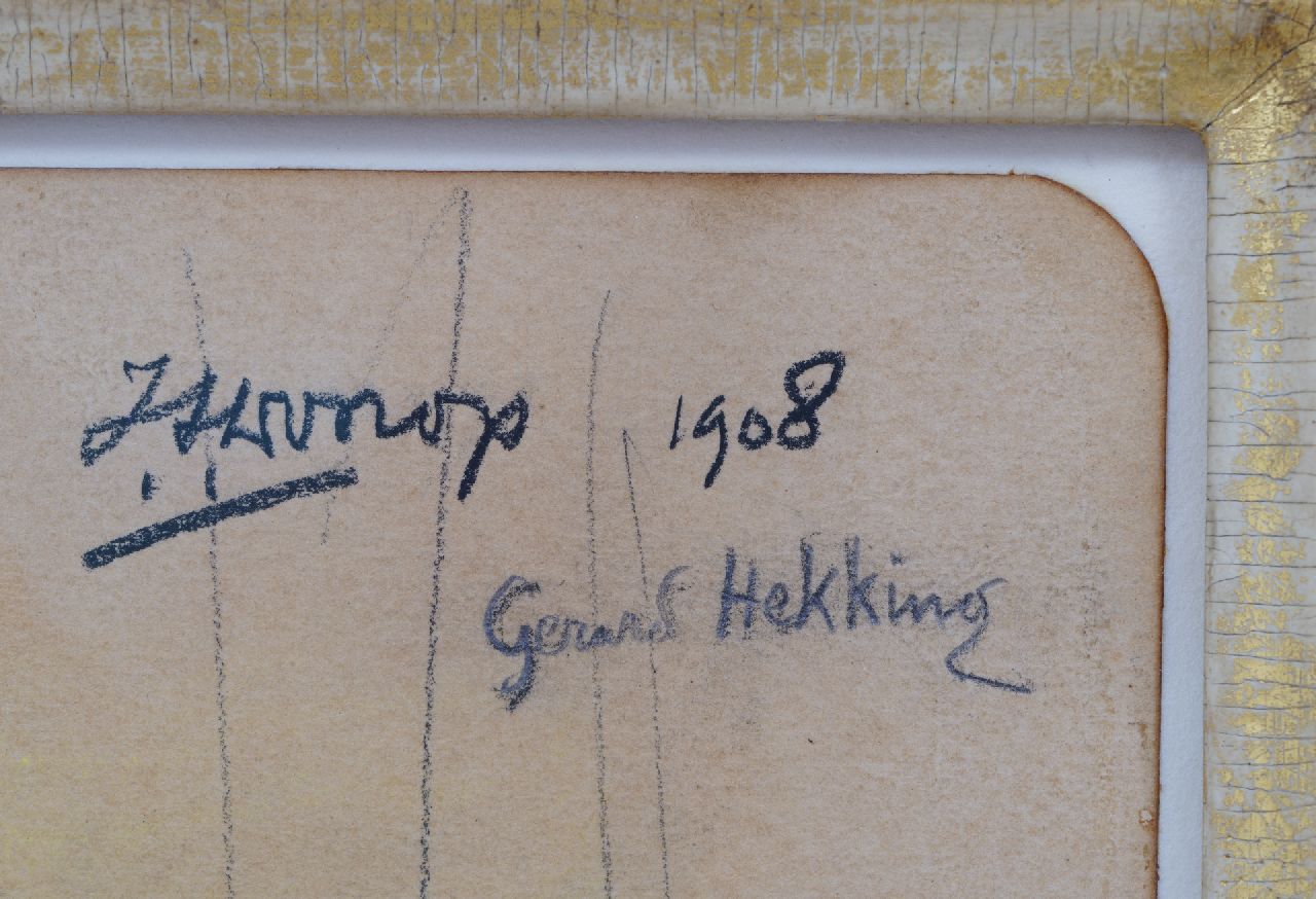 Jan Toorop signaturen Gerard Hekking, cellospelend