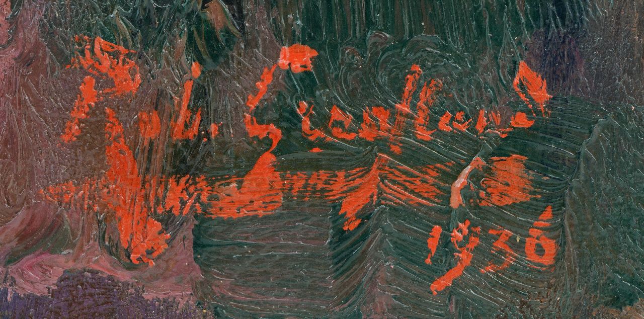 Rob Graafland signaturen Lezend meisje