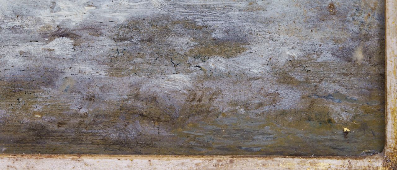 Andreas Schelfhout signaturen Winterlandschap met houtsprokkelaars (pendant van Zomerlandschap)