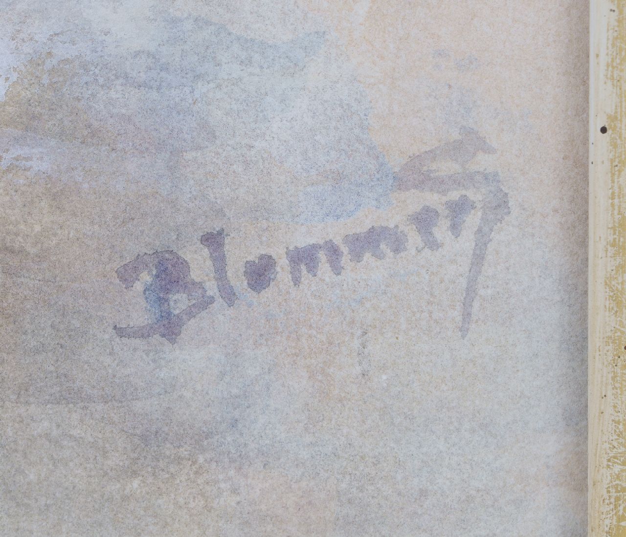 Bernard Blommers signaturen De eerste stapjes