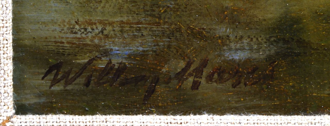 Willem Maris signaturen Eenden in het water