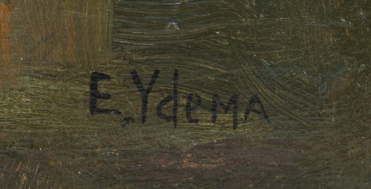 Egnatius Ydema signaturen Vaartje in Giethoorn