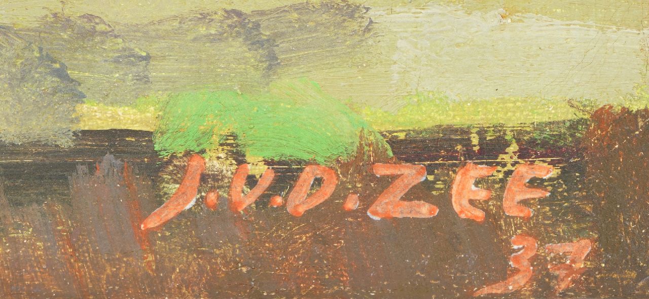 Jan van der Zee signaturen Gronings boerenlandschap
