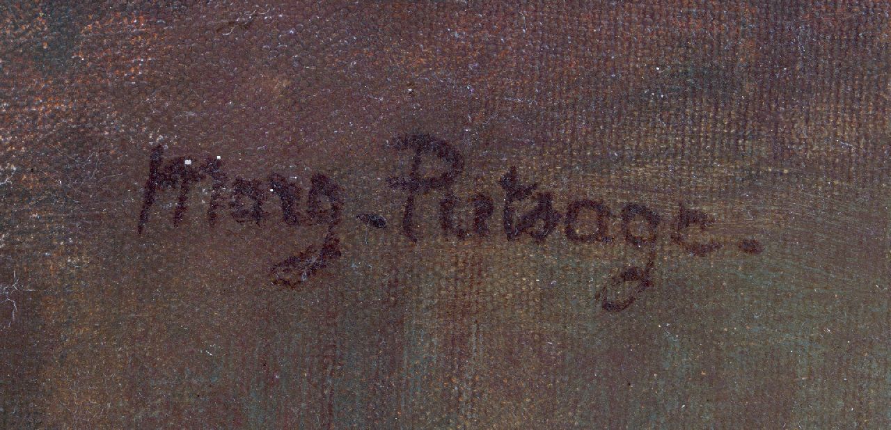 Marguérite Putsage signaturen Liggend naakt in rugaanzicht