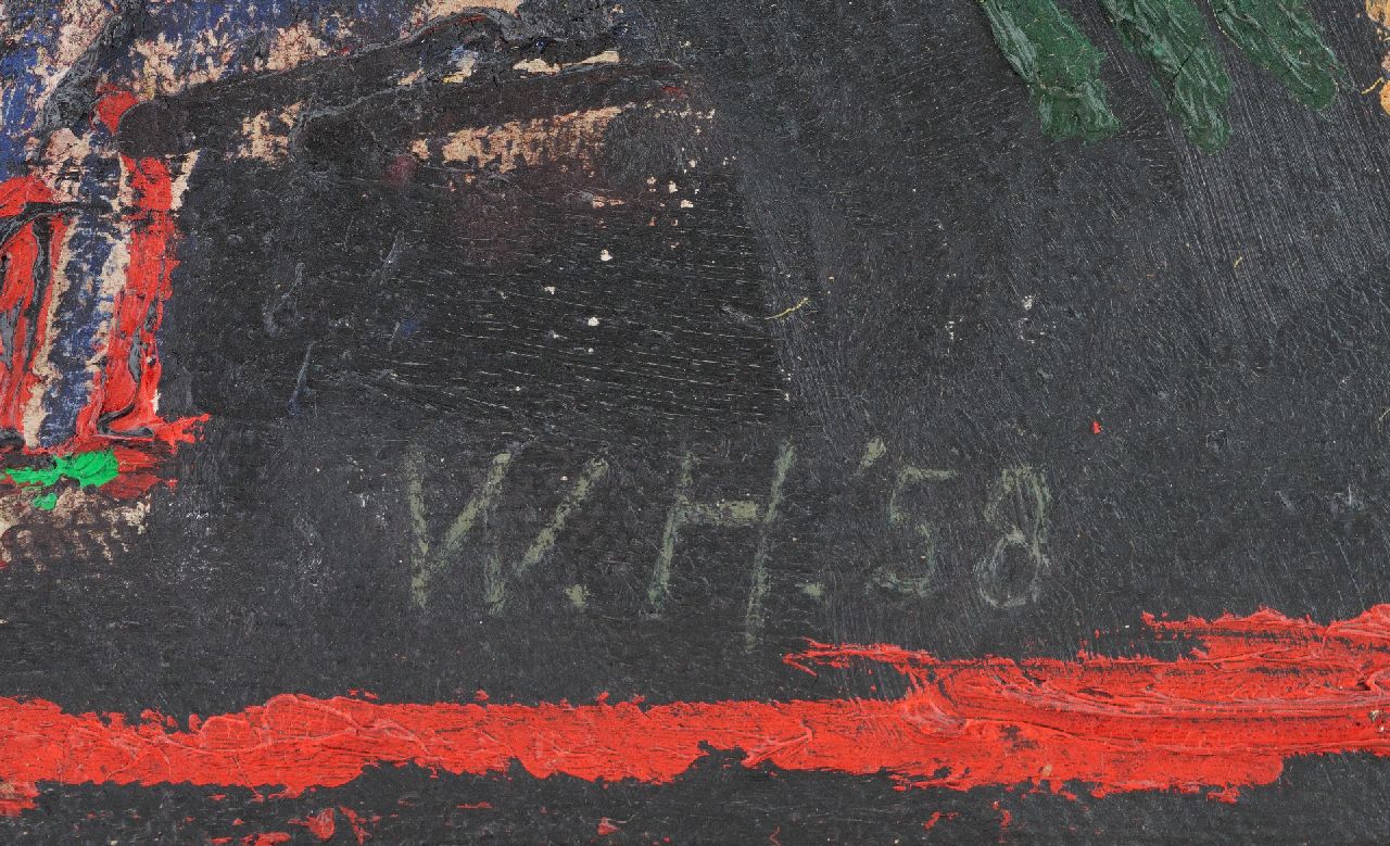 Willem Hussem signaturen Zonder titel