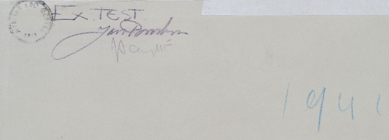 Leo Gestel signaturen Strandgezicht Zandvoort