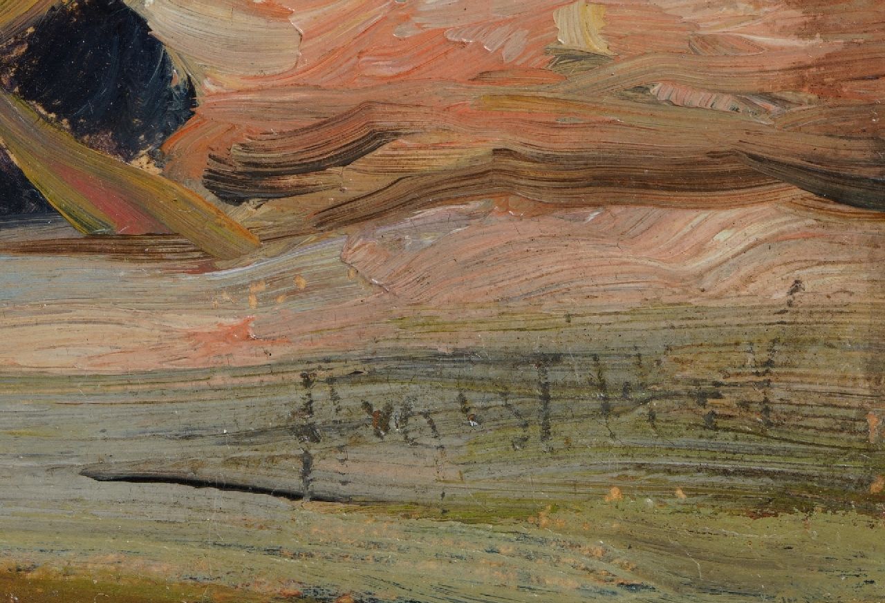 August van Voorden signaturen Middag in de tuin