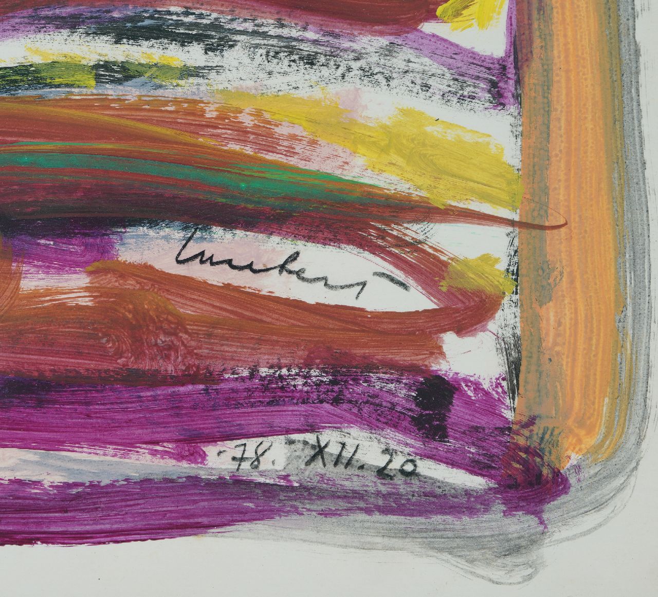 Lucebert signaturen Zonder Titel