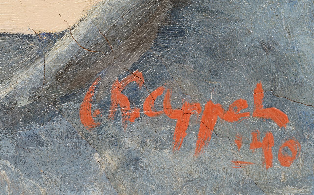 Karel Appel signaturen Stilleven met zonnebloemen