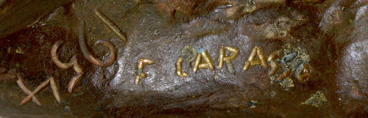 Fred Carasso signaturen Ruiter te paard